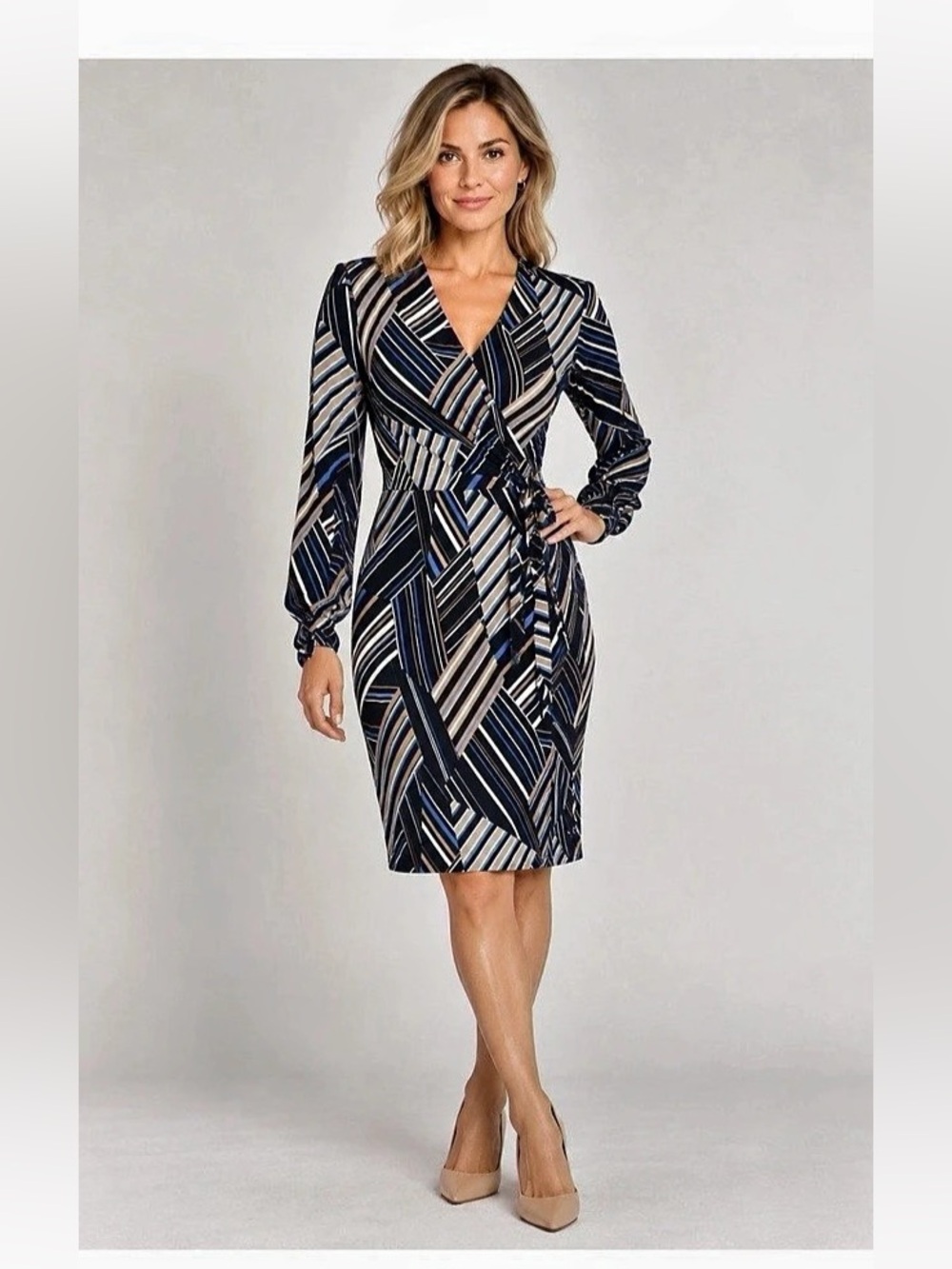 Etcetera Interstellar Geometric Patterned Dress Size 8 NWT $425